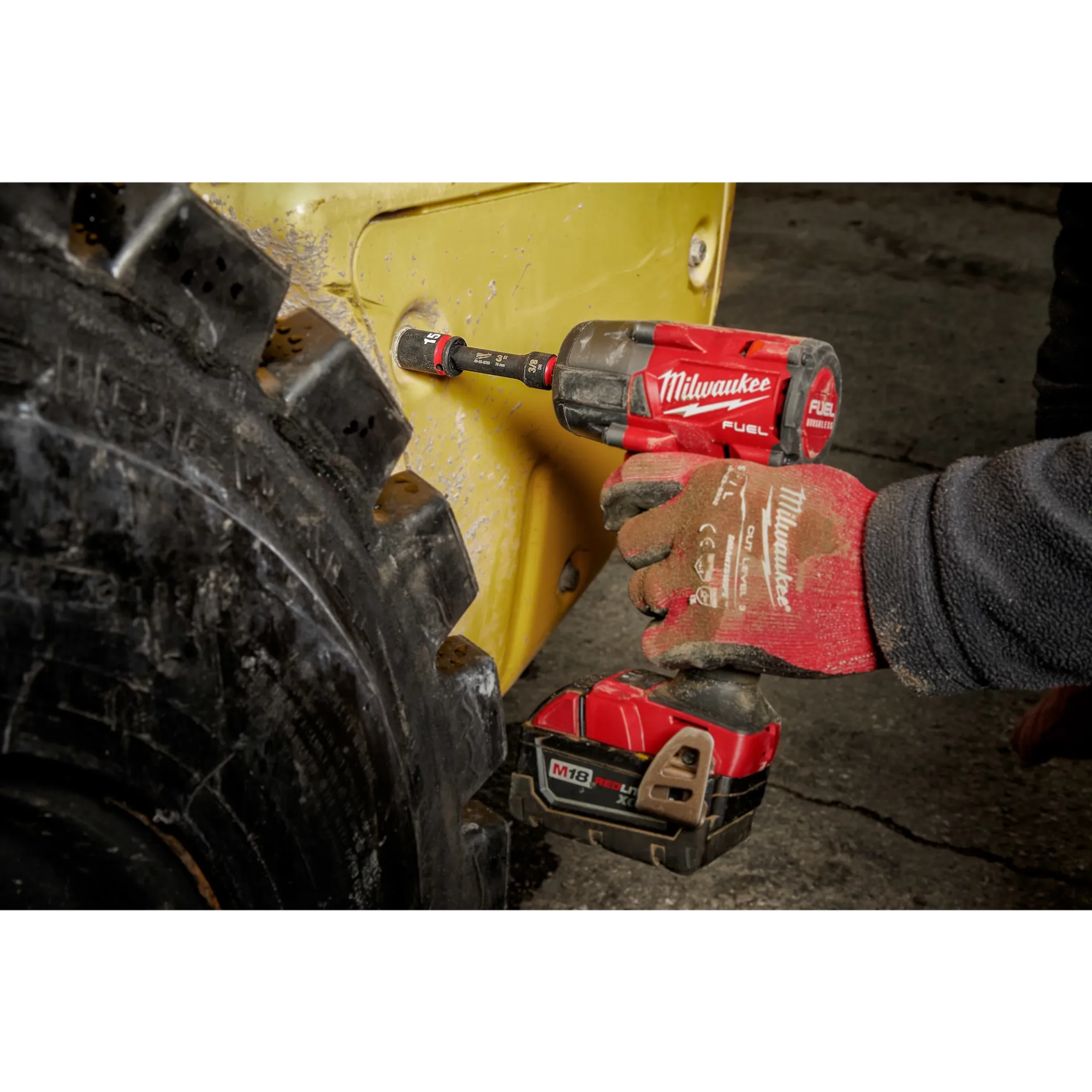 Milwaukee 3PC SHOCKWAVE Impact Duty 3/8" Drive Extension Set from GME Supply